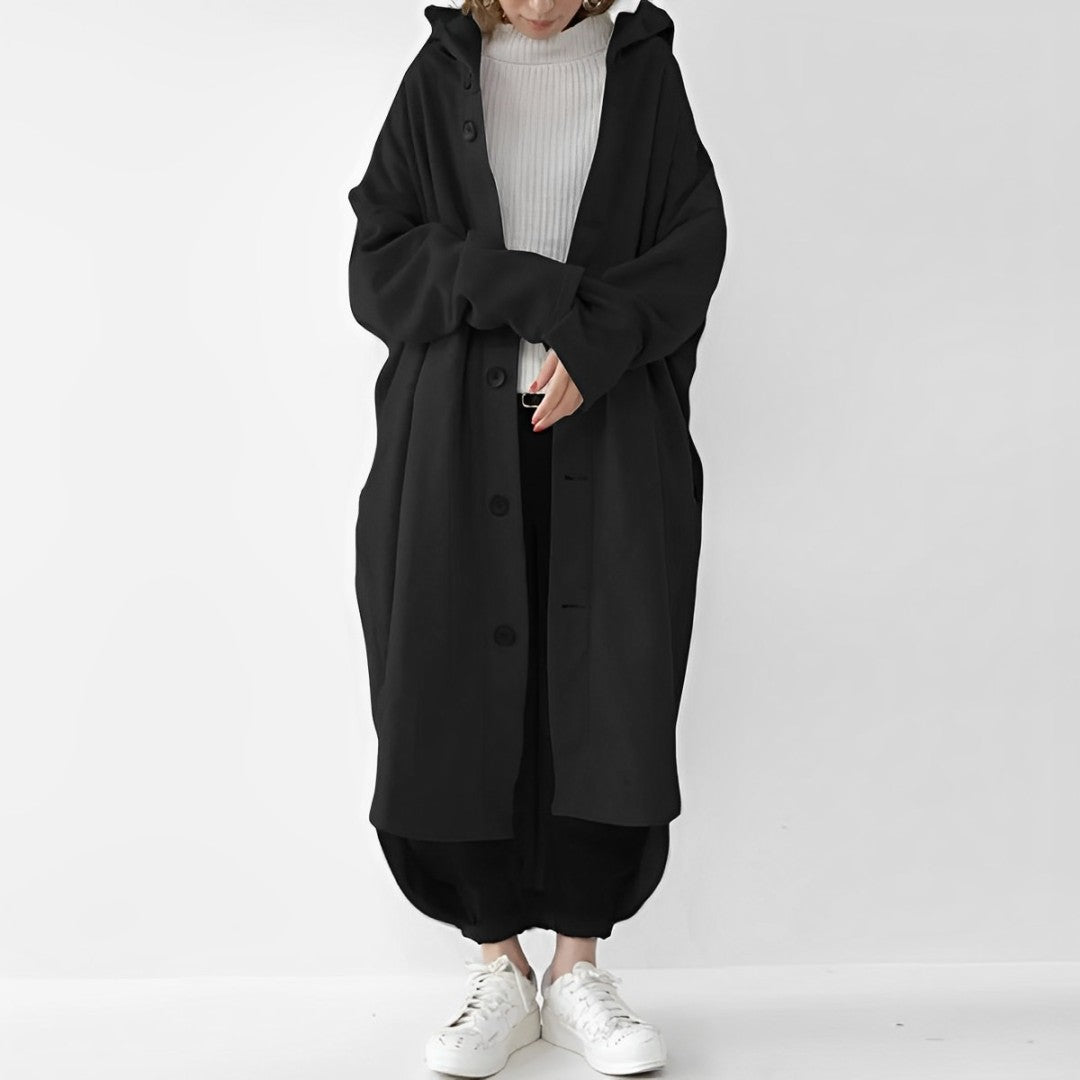 Praktischer Damen-Trenchcoat Lang