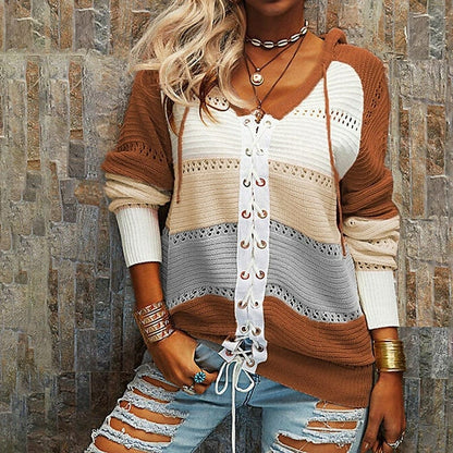 Kapuzenpullover Damen Moderner Winterlook