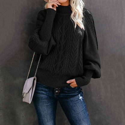 Slim Fit Rollkragenpullover Modern - IdealeKleiden