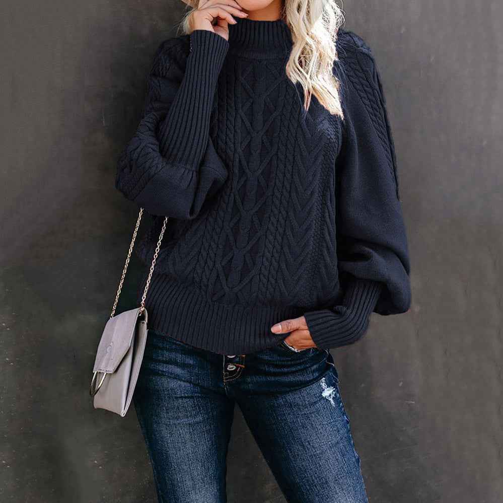 Slim Fit Rollkragenpullover Modern
