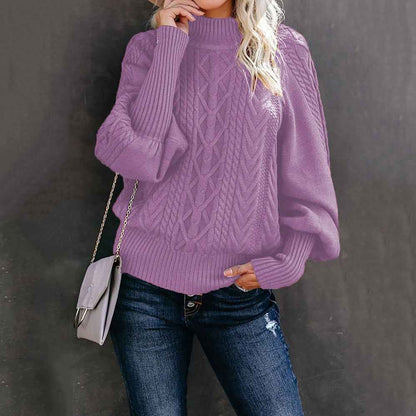 Slim Fit Rollkragenpullover Modern
