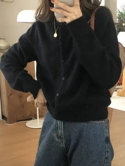 Modische Damen Strickjacke Oversized