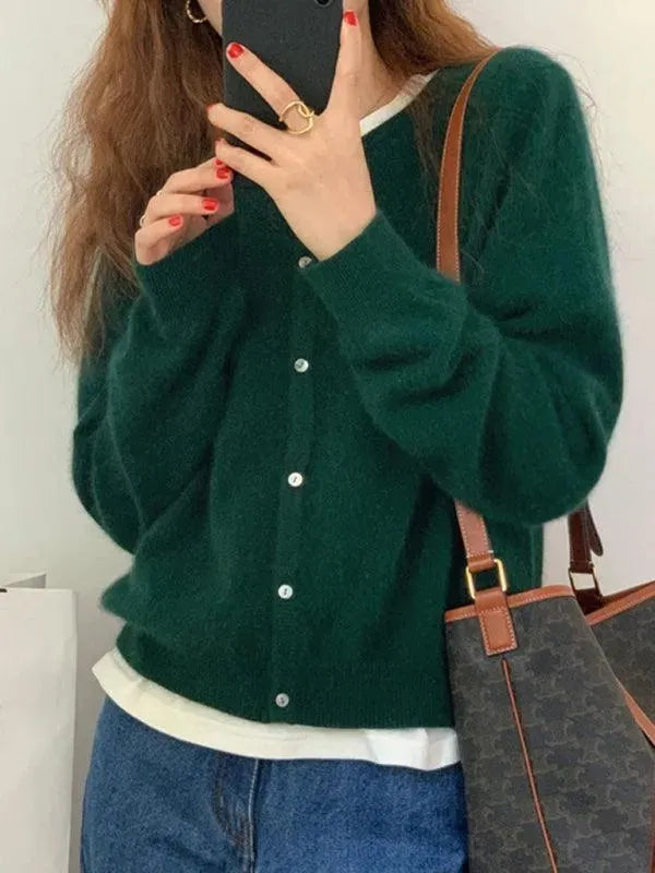 Modische Damen Strickjacke Oversized