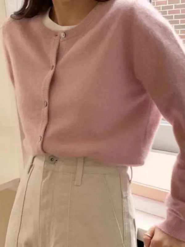 Modische Damen Strickjacke Oversized