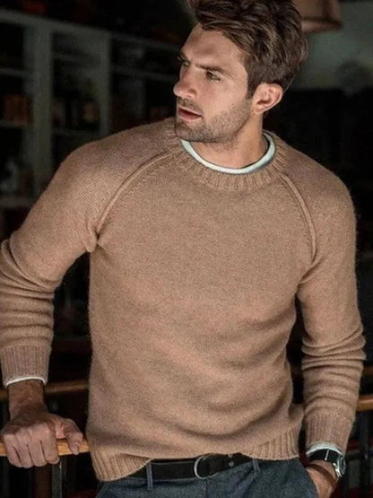 Stylischer Herren Pullover Slim Fit Sweatshirt