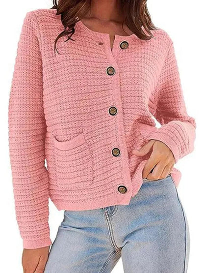 Elegante Damen Strickjacke Modern Pullover