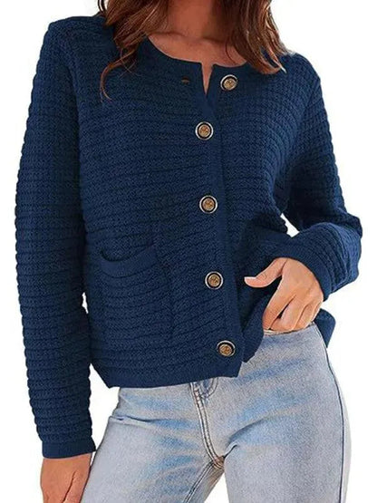 Elegante Damen Strickjacke Modern Pullover