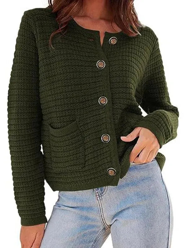 Elegante Damen Strickjacke Modern Pullover