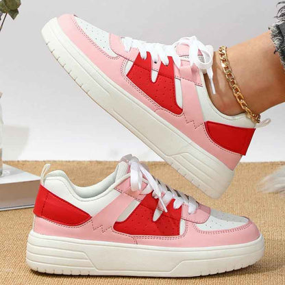Ruby - Retro Sneaker mit dicken Sohlen und bunten Akzenten