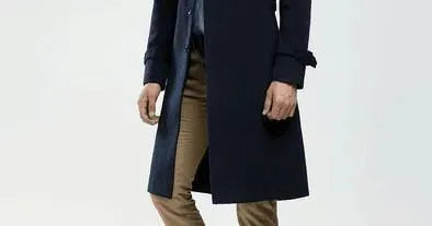 Stilvoller Trenchcoat Herren Modell