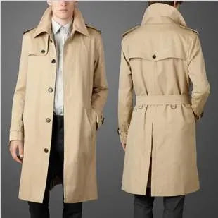 Stilvoller Trenchcoat Herren Modell
