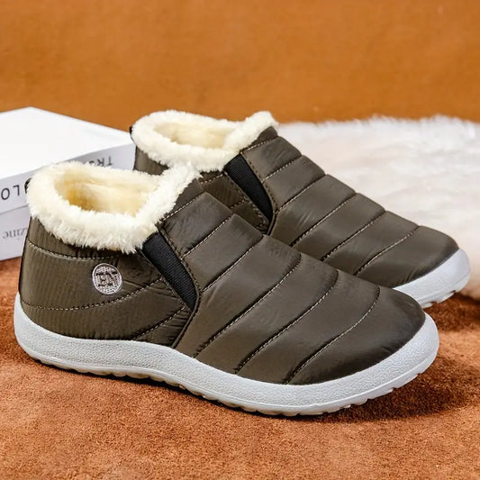 Damen Winterstiefel Pelzgefüttert Warm - IdealeKleiden