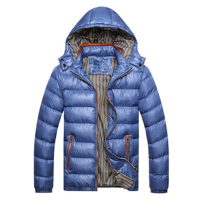 Wärme Wintermantel Steppjacke Isoliert