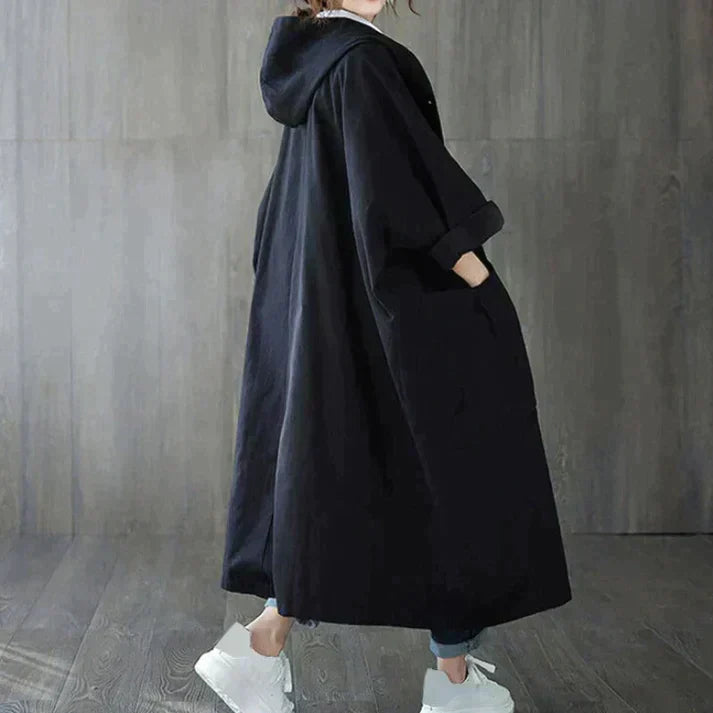 Große Trenchcoat Damen Modern Bequem