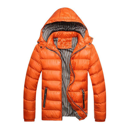 Wärme Wintermantel Steppjacke Isoliert
