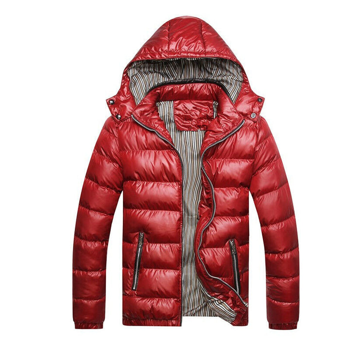 Wärme Wintermantel Steppjacke Isoliert