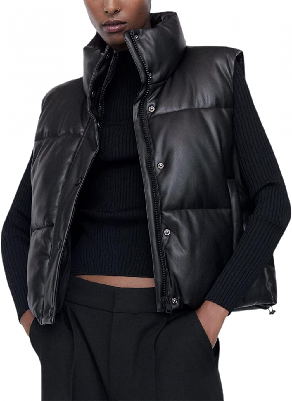 Lederweste Damen Kurz & Chic