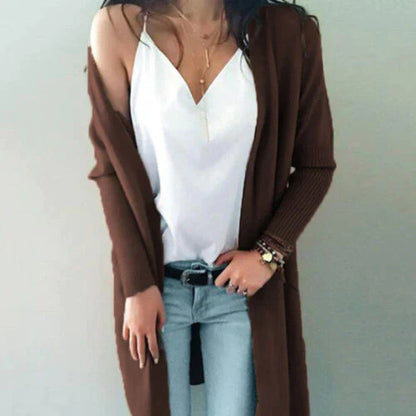 Weiche Damen Cardigans Lang