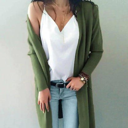 Weiche Damen Cardigans Lang