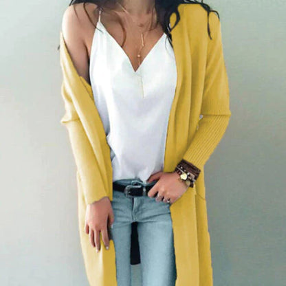 Weiche Damen Cardigans Lang