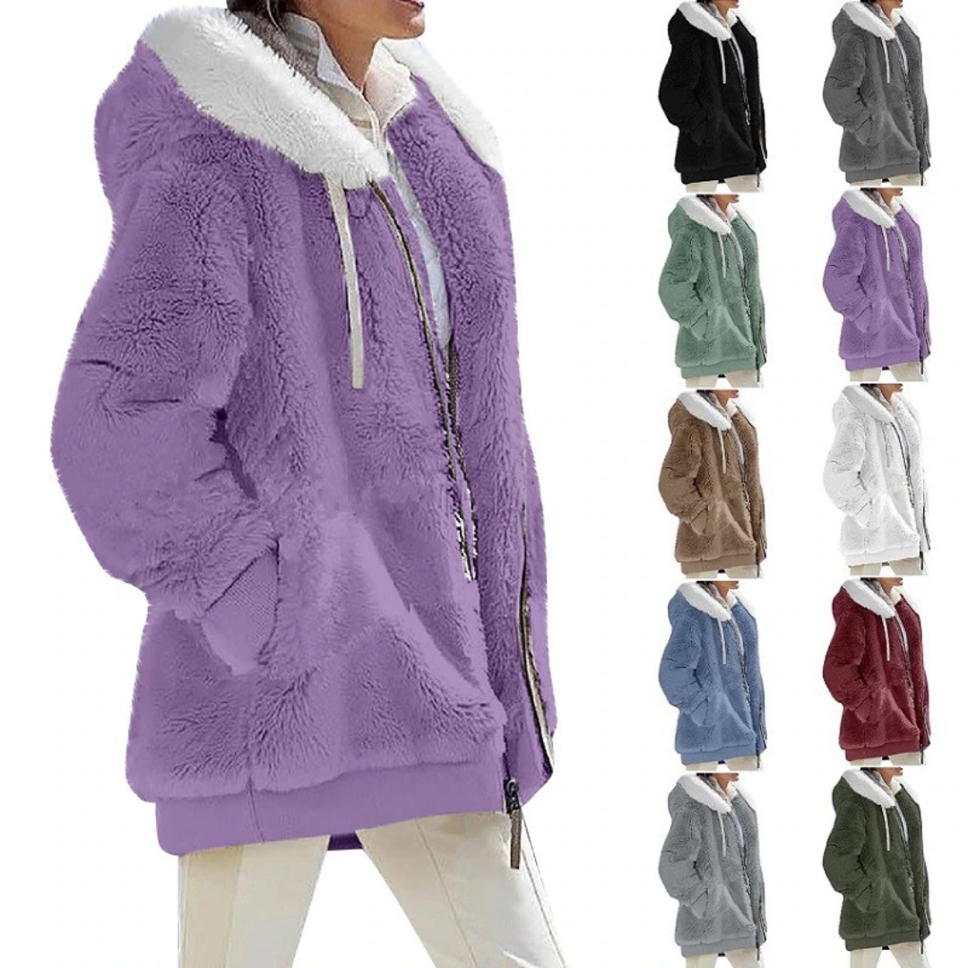 Kaschmir Fleece Weste Damen Elegant & Warm - IdealeKleiden
