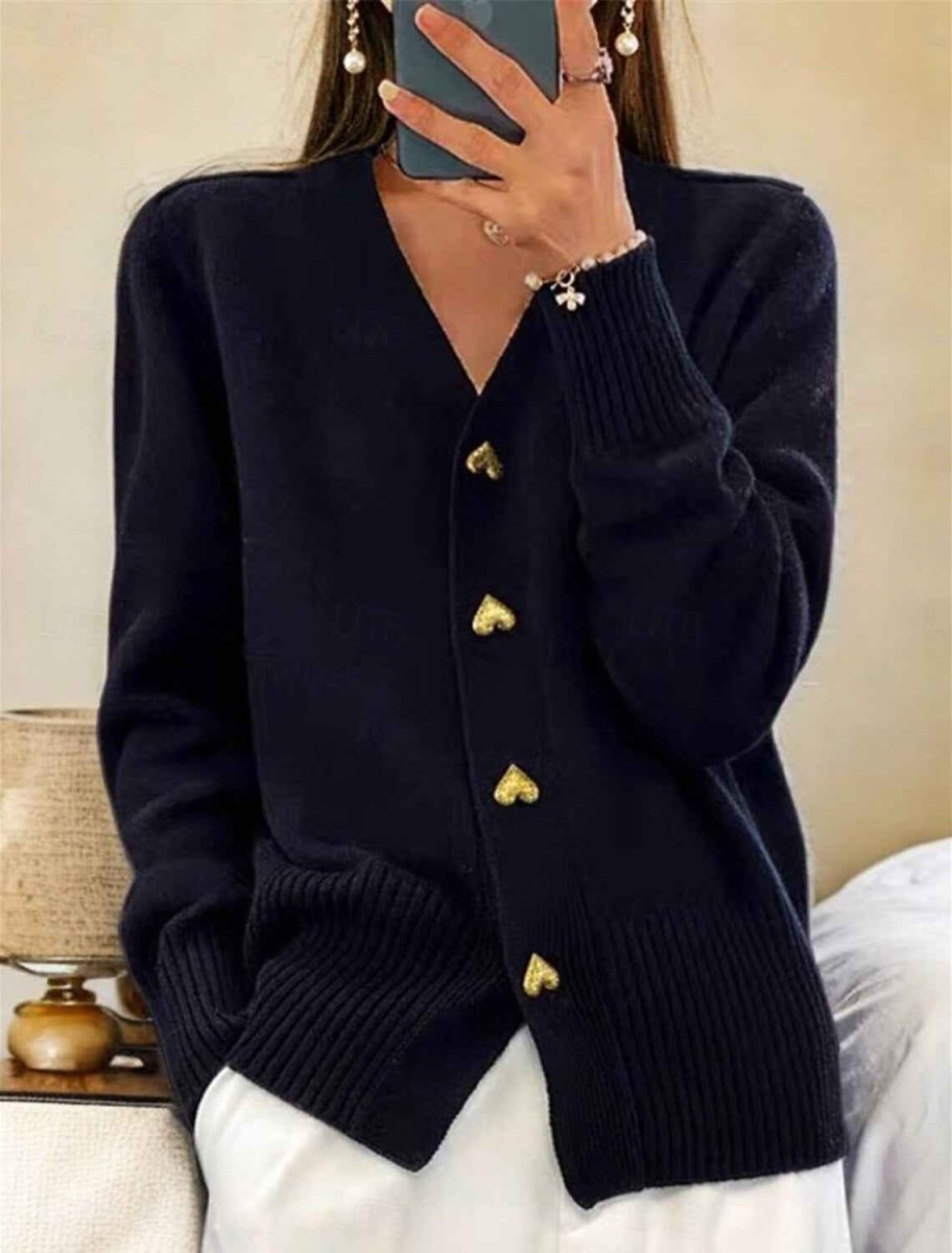 Eleganter Damen-Cardigan mit Knöpfen