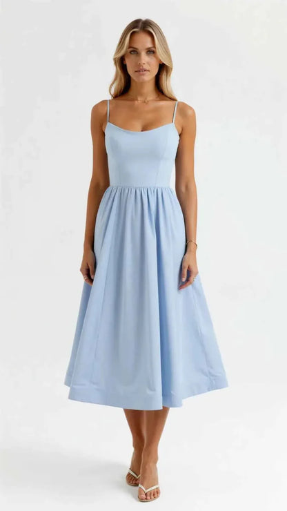 Elegantes Midi-Kleid mit Taille