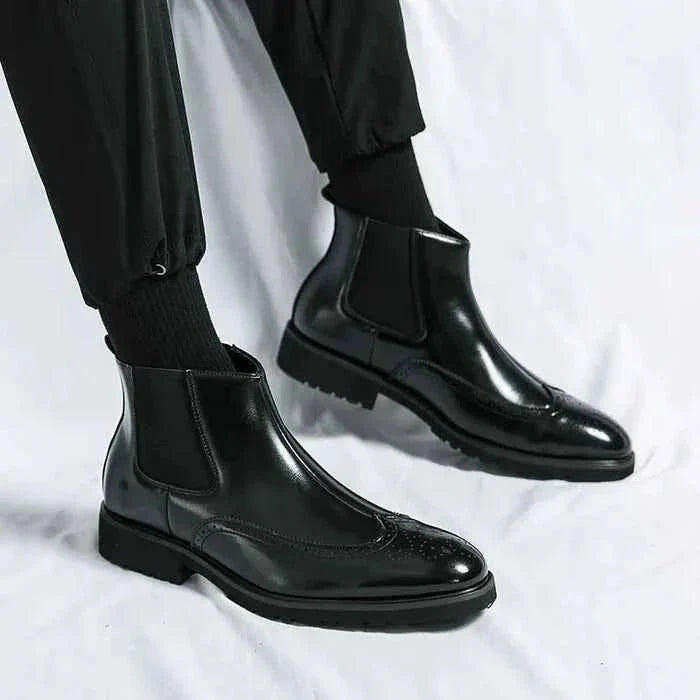 Herren Schlupfschuhe Leder