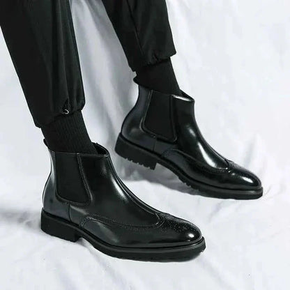 Herren Schlupfschuhe Leder