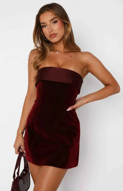 Sommerkleid Ohne Ärmel Abendrot Farbe