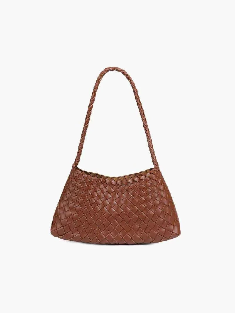 Geflochtene Schultertasche Boho Chic