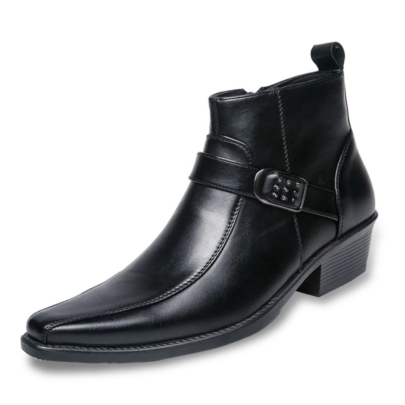 Herren Chelsea Stiefel Modern Schnalle
