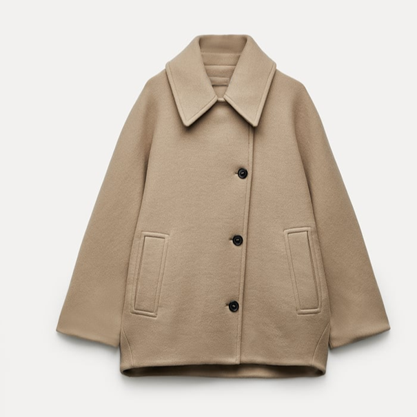 Luxus Wolljacke Warm und Bequem für kalte Tage