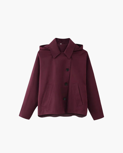 Stylischer Trenchcoat mit Kapuze