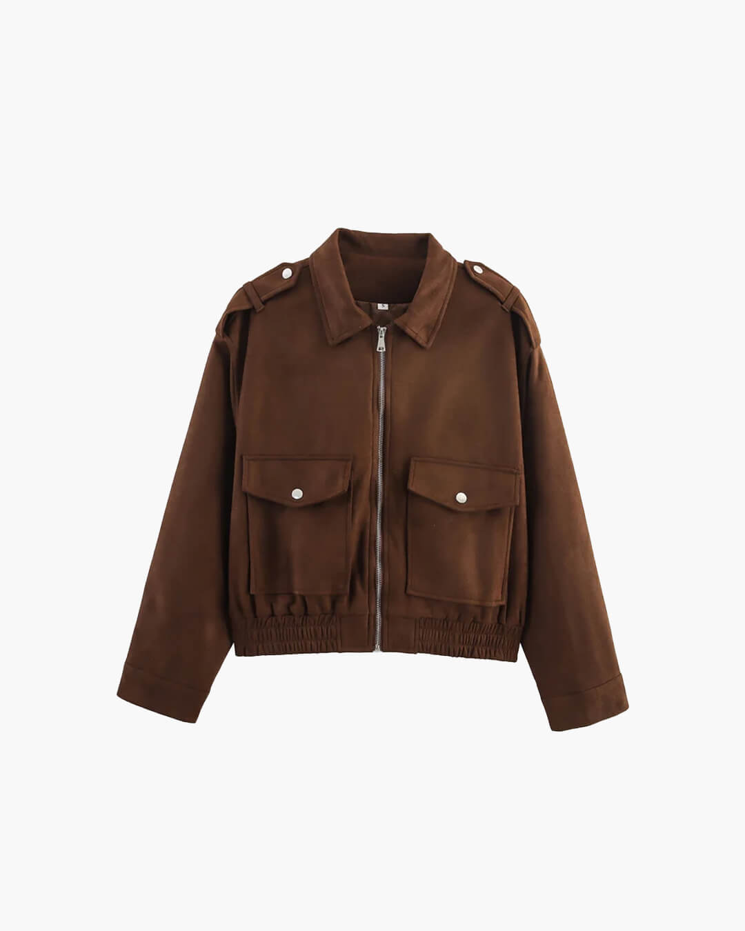 Leder-Pilotenjacke Echt Suede