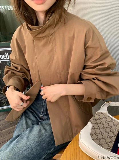 Praktische Windbreakerjacke Wasserdicht - IdealeKleiden