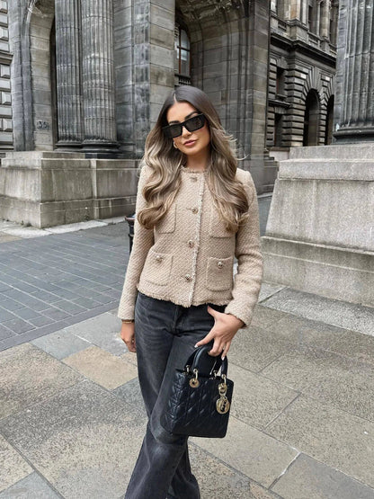Retro Jacke Damen Elegant