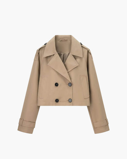 Stylischer Kurzmantel Trenchcoat Damen - IdealeKleiden