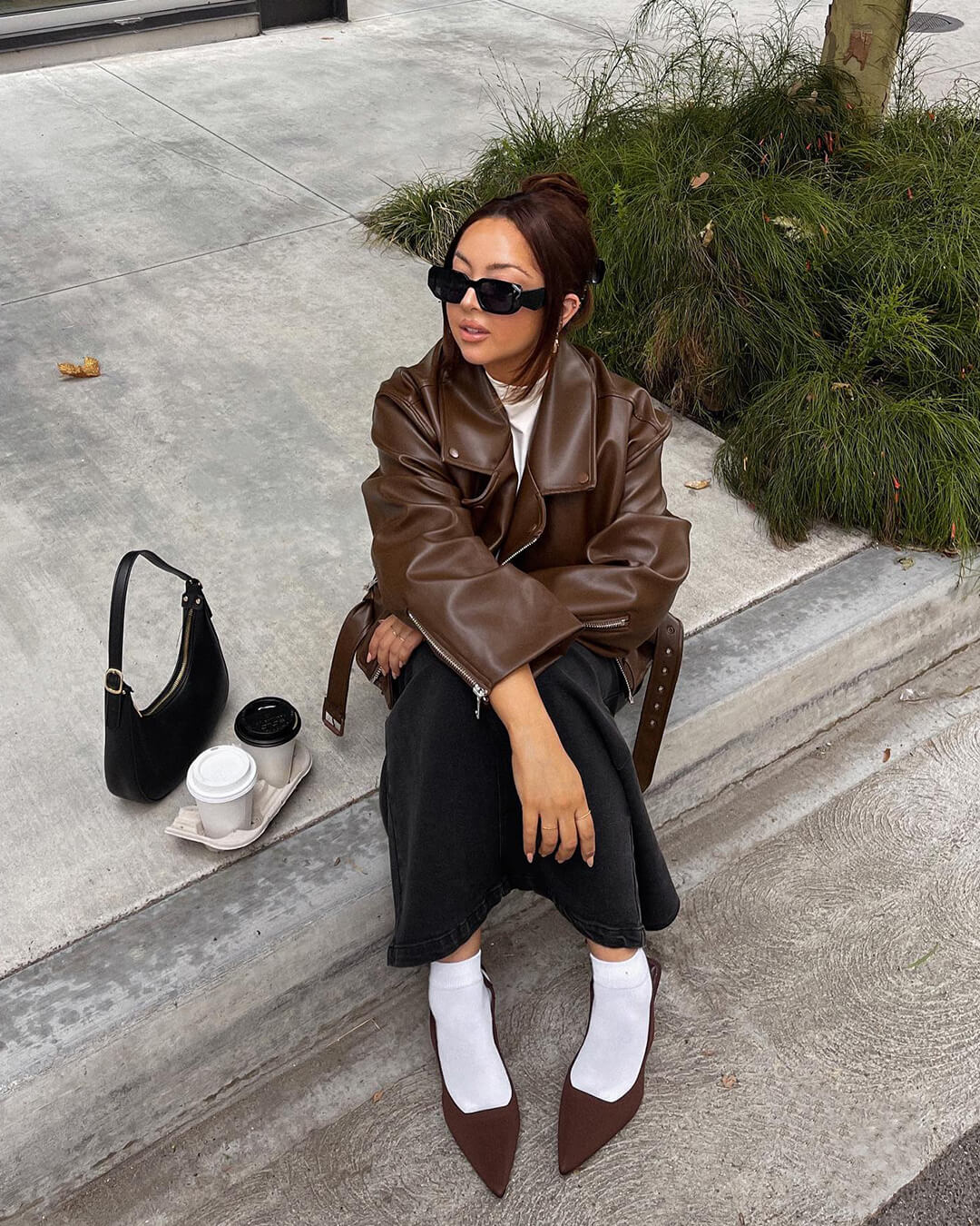 Vegane Lederjacke Echtleder Optik