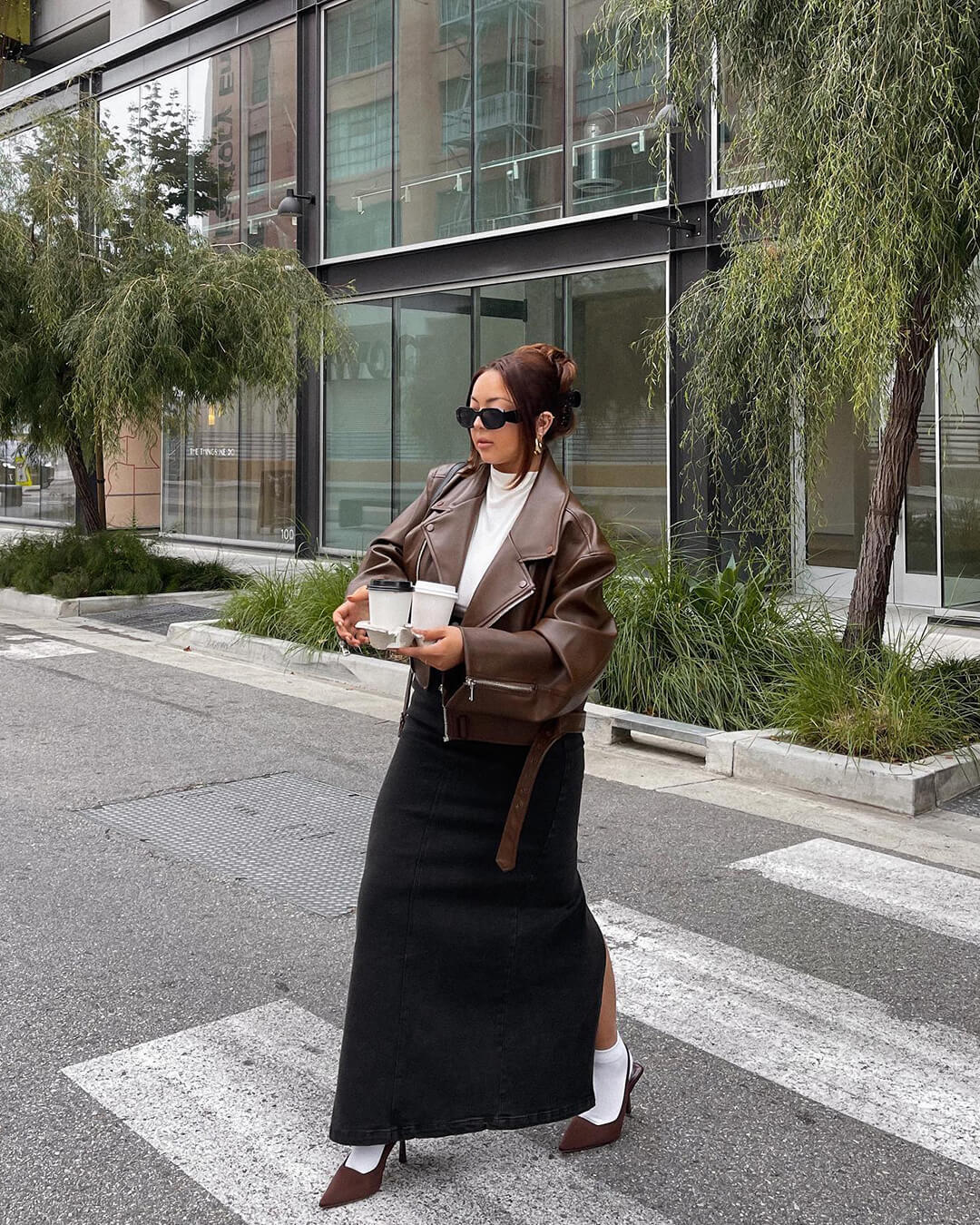 Vegane Lederjacke Echtleder Optik