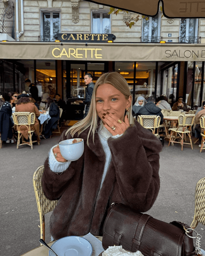 Elegante Faux-Fur-Parka Damen