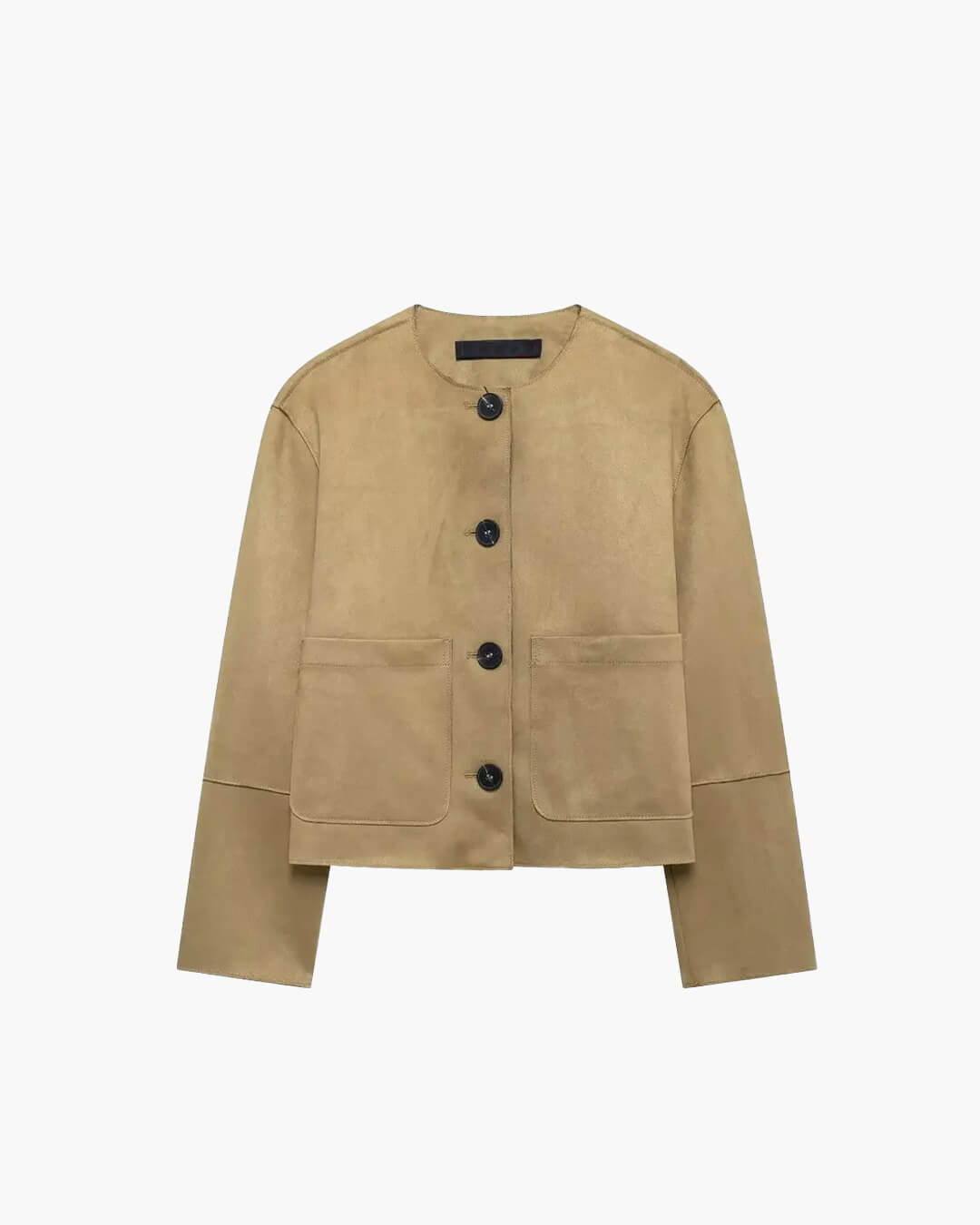Weiche Lederjacke Frauen Elegant