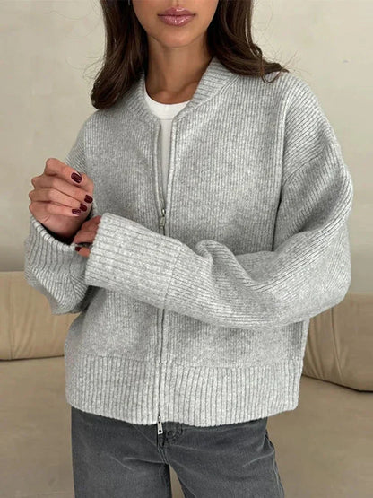 Klassischer Cardigan Pullover