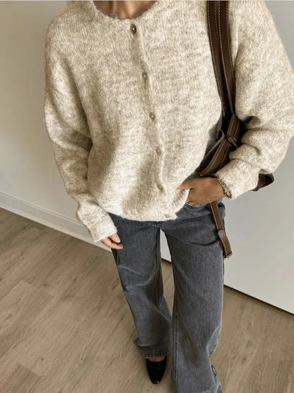 Klassische Strickjacke Retro Stil