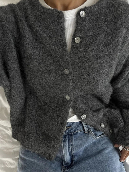 Klassische Strickjacke Retro Stil