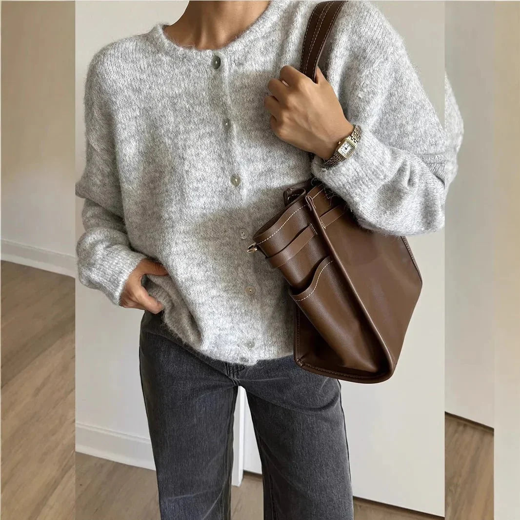 Klassische Strickjacke Retro Stil