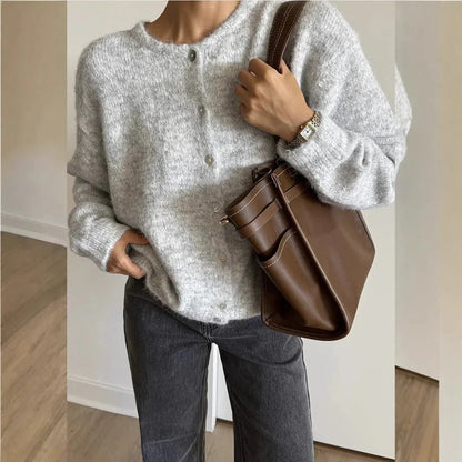 Klassische Strickjacke Retro Stil