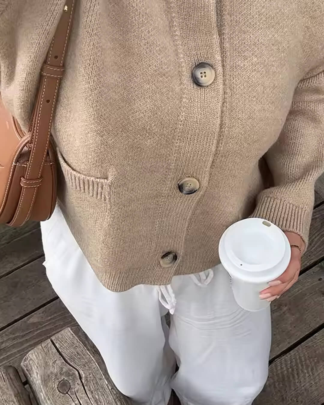 Damenschal Strickjacke Elegante Oberbekleidung