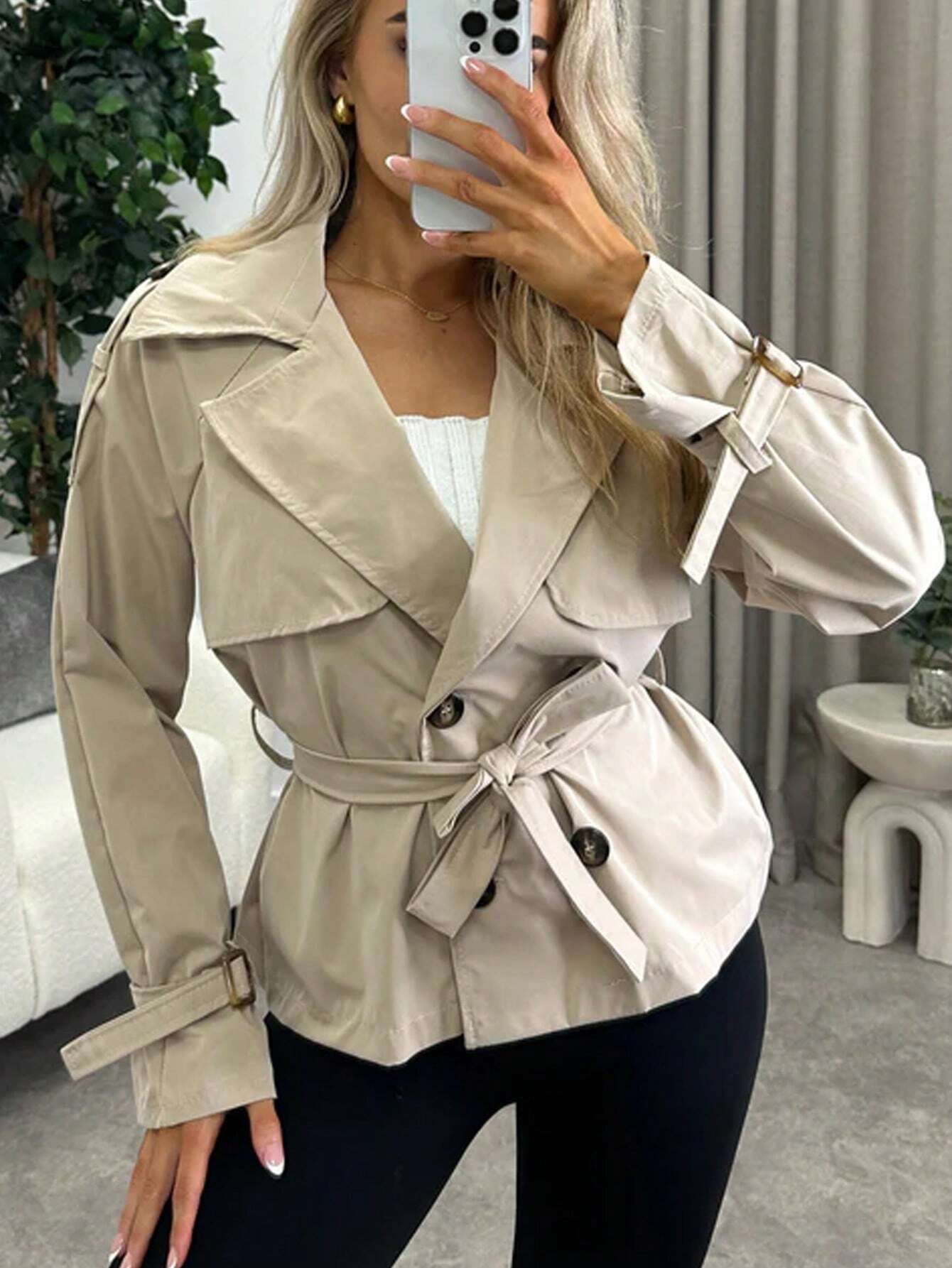 Klassischer Trenchcoat Damen