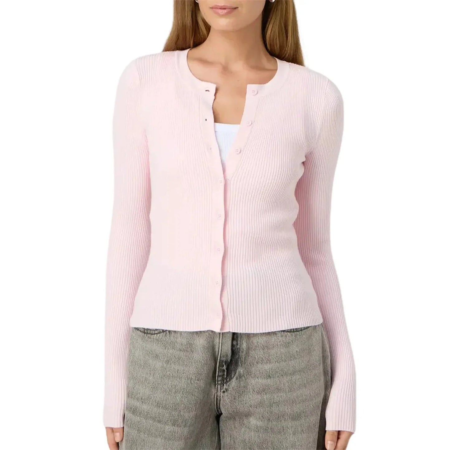 Klassischer Cardigan Kurz Schnitt